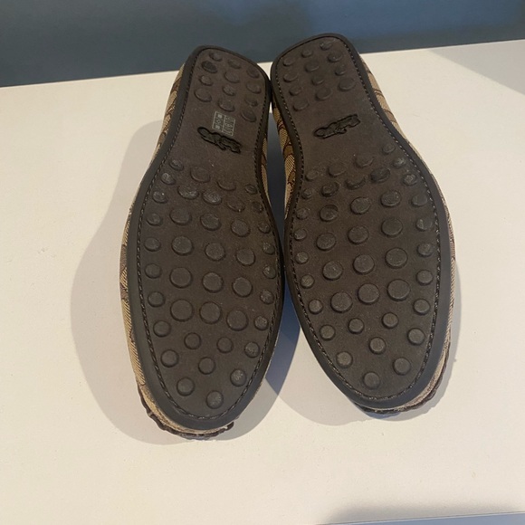 Brand New Never Worn Coach Sculpted C Leather Loafers - Picture 3 of 3